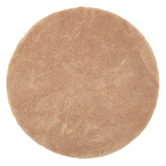 Network Rugs Peach Cleo Ultra Plush Machine Washable Round Rug