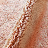 Network Rugs Peach Cleo Ultra Plush Machine Washable Round Rug