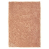 Network Rugs Peach Cleo Ultra Plush Machine Washable Rug