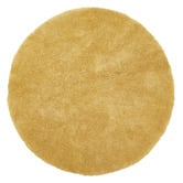 Network Rugs Mustard Cleo Ultra Plush Machine Washable Round Rug