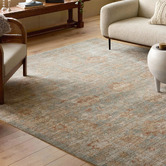 Network Rugs Aqua Estate Vintage-Look Rug