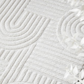 Network Rugs White Elowen Contemporary Runner