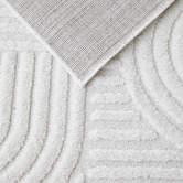 Network Rugs White Elowen Contemporary Runner
