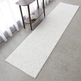 Network Rugs White Gatten Contemporary Runner