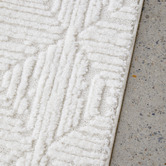 Network Rugs White Gatten Contemporary Runner