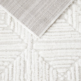 Network Rugs White Gatten Contemporary Runner