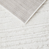 Network Rugs White Ezra Organic Textured Runner