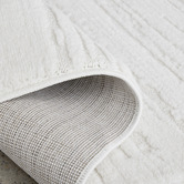 Network Rugs White Ezra Organic Textured Runner