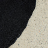 Network Rugs Black Cleo Ultra Plush Machine Washable Round Rug