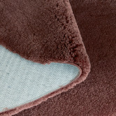 Network Rugs Burgundy Cleo Ultra Plush Machine Washable Round Rug