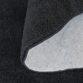 Network Rugs Black Elsie Wavy Edge Machine Washable Rug