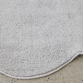 Network Rugs Silver Elsie Wavy Edge Machine Washable Rug