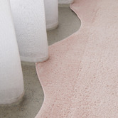 Network Rugs Blush Elsie Wavy Edge Machine Washable Runner