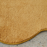 Network Rugs Mustard Elsie Wavy Edge Machine Washable Rug