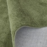Network Rugs Green Elsie Wavy Edge Machine Washable Runner