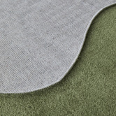 Network Rugs Green Elsie Wavy Edge Machine Washable Runner