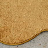 Network Rugs Mustard Elsie Wavy Edge Machine Washable Runner