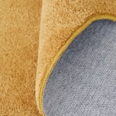 Network Rugs Mustard Elsie Wavy Edge Machine Washable Runner