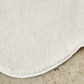 Network Rugs Ivory Elsie Wavy Edge Machine Washable Runner