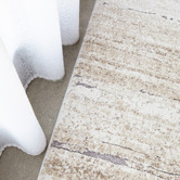 Network Rugs Natural Ilyas Abstract Textured Runner