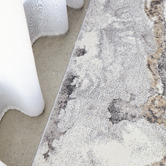 Network Rugs Natural Karina Abstract Textured Runner