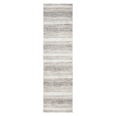 Network Rugs Silver Ilyas Abstract Textured Runner