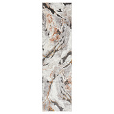Network Rugs Rust Karina Abstract Textured Runner