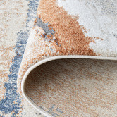 Network Rugs Tan Ilyas Abstract Textured Runner