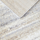 Network Rugs Silver Ilyas Abstract Textured Runner