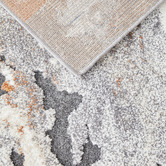 Network Rugs Rust Karina Abstract Textured Runner