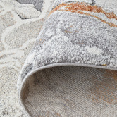 Network Rugs Rust Karina Abstract Textured Runner