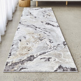 Network Rugs Natural Karina Abstract Textured Runner
