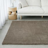 Network Rugs Oyster Cleo Ultra Plush Machine Washable Rug