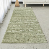 Network Rugs Green Mona Runner