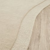Network Rugs Beige Harbor Hand-Tufted New Zealand Wool Shaped Rug