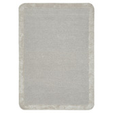 Network Rugs Silver Rivia Hand-Tufted Wool &amp; Viscose Rug
