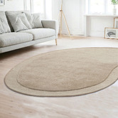 Network Rugs Latte Harbor Hand-Tufted New Zealand Wool Shaped Rug