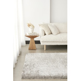 Network Rugs Silver Selma Plush Shag Rug