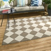 Network Rugs Taupe Rishi Newport Indoor/Outdoor Rug