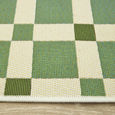 Network Rugs Green Clement Indoor/Outdoor Runner