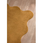 Network Rugs Mustard Elsie Wavy Edge Machine Washable Rug