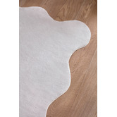 Network Rugs Ivory Elsie Wavy Edge Machine Washable Rug