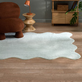Network Rugs Peppermint Elsie Wavy Edge Machine Washable Rug