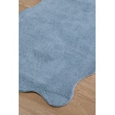 Network Rugs Blue Elsie Wavy Edge Machine Washable Runner