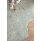 Network Rugs Peppermint Elsie Wavy Edge Machine Washable Rug