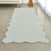 Network Rugs Peppermint Elsie Wavy&nbsp;Edge&nbsp;Machine Washable Runner