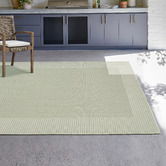 Network Rugs Patio Nero Flat Weave Indoor/Outdoor Rug