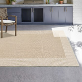 Network Rugs Patio Nero Flat Weave Indoor/Outdoor Rug