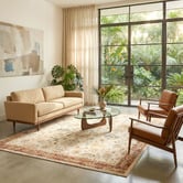 Network Rugs Tuskany Stunning Designer Ivory Rust Rug