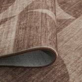 Network Rugs Brown Denver Machine Washable Rug